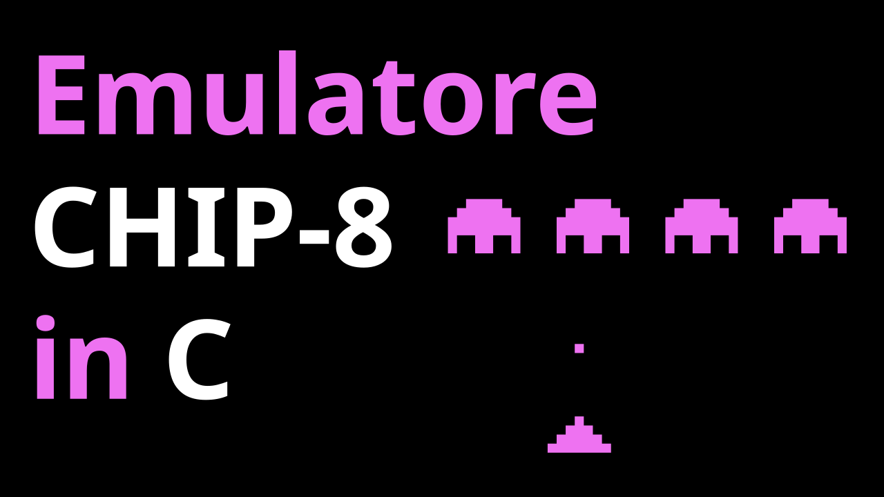Emulazione CHIP-8 in C