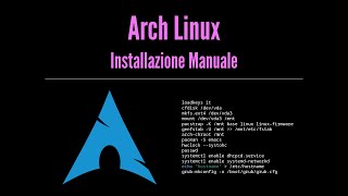 Arch Linux - Installazione Manuale